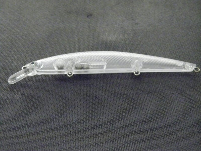 wLure 10 Blank Unpainted Minnow Crankbait Topwater Lipless Jerkbait Fishing Lures V3 (UPM672P10) - Image 5